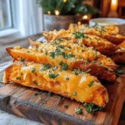 Sweet potatoes are a powerhouse of nutrients and flavor, and when they’re transformed into crispy wedges, they become an irresistible snack or side dish! In this recipe, we elevate the conventional sweet potato wedges by adding a delightful cheesy twist, all thanks to the magic of the air fryer. Gone are the days of greasy deep-fried treats; our air fryer version ensures that you can enjoy the crunch without the extra calories. The combination of sweet, creamy sweet potatoes and ooey-gooey cheese is sure to please everyone at the table.