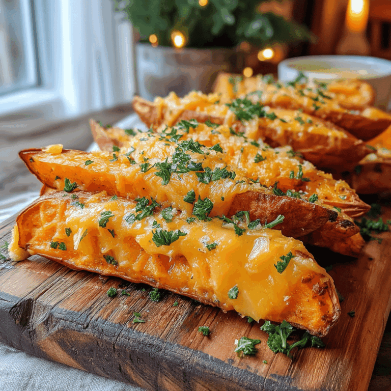 Sweet potatoes are a powerhouse of nutrients and flavor, and when they’re transformed into crispy wedges, they become an irresistible snack or side dish! In this recipe, we elevate the conventional sweet potato wedges by adding a delightful cheesy twist, all thanks to the magic of the air fryer. Gone are the days of greasy deep-fried treats; our air fryer version ensures that you can enjoy the crunch without the extra calories. The combination of sweet, creamy sweet potatoes and ooey-gooey cheese is sure to please everyone at the table.