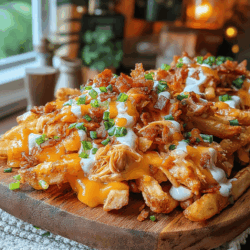 Family-Friendly Air Fryer Loaded BBQ Chicken Fries